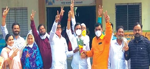 nitin korade won the chandur bazar corporation election in amravati