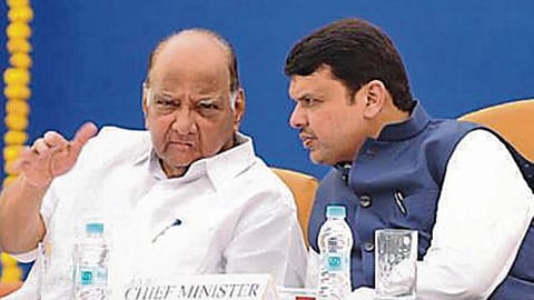 Devendra Fadnavis, Sharad Pawar