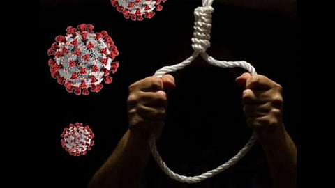 coronavirus cleark suicide in meerut up