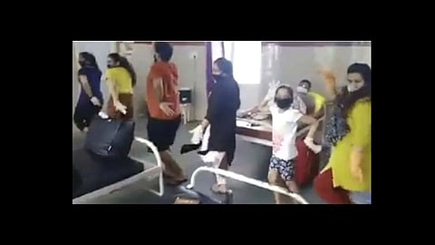 family dance in covid ward after testing negative at mp video viral