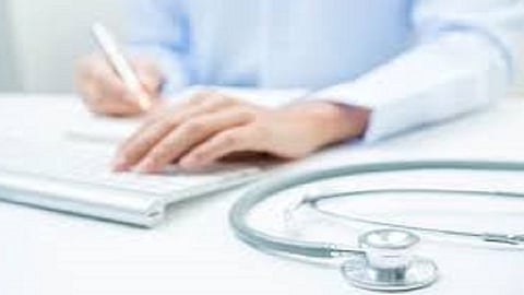 Pediatrician Dr. Dilip More letter to the hospital administration regarding suspension services at the district hospital