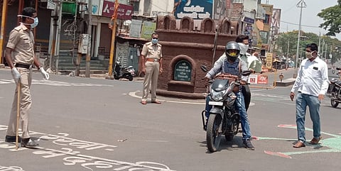 Essential service stickers are being misused in lock down period