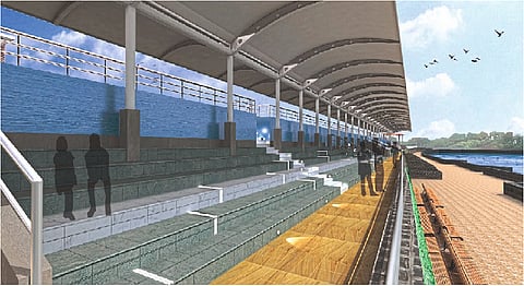 futala lake area developing by mahametro in nagpur