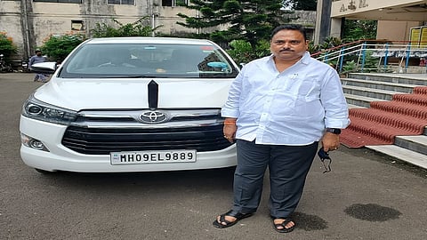 the special story of four wheeler rajendra patil yadravkar in kolhapur district