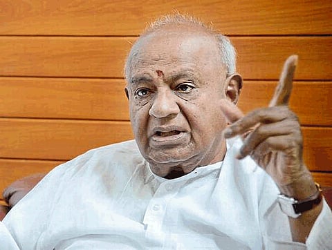 hd devegowda comment on ad yeddyurappa government