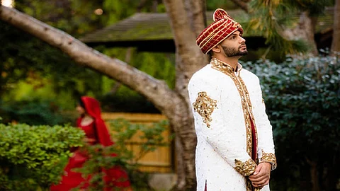groom waiting
