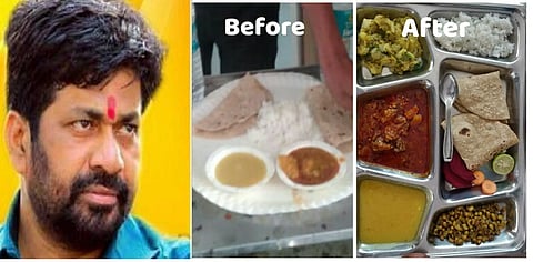 akola bacchu kadu came in hospital The quality of food in the government hospital has improved