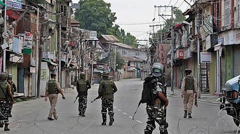 Curfew at Jammu and Kashmir Doda Bhadrawah security forces deployed outside mosques offensive post on Muslim community
