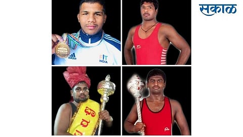 four wrestler preparation for maharashtra kesari in kolhapur