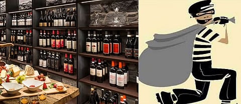 पुण्यात बहाद्दरांनी पळविली दारुच्या बाटल्यांची तब्बल 32 खोकी