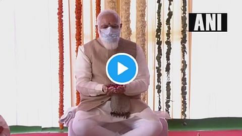 PM Modi, foundation stone of New Parliament Buildin