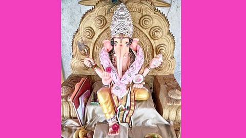 नांदेडः चिकली येथे ५८ वर्षांपासून 'एक गाव, एक गणपती'