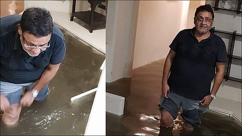 ncp leader nawab malik tweets his house water logging photos on twitter and ask questions to shivsena