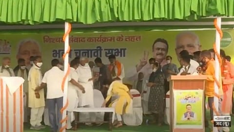 nitish kumar & daughter in law of lalu