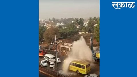 main pipe line leakage in belgaum for today water wastage