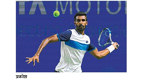 प्रजनेशसह भारताचे आव्हान संपुष्टात