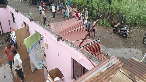 काेराेनाबराेबरच सातारा जिल्ह्यात मॉन्सूनपूर्व पावसाचे थैमान