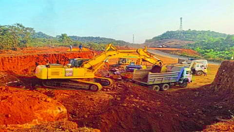 Mumbai Goa highway Demolition work started in lanja
