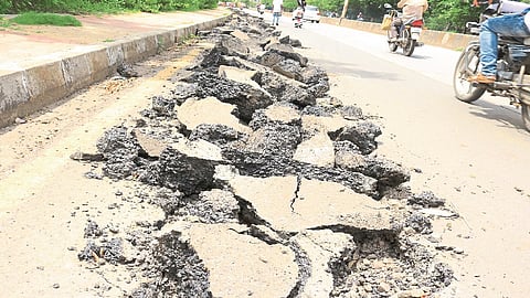 moment of digging discovered in rain