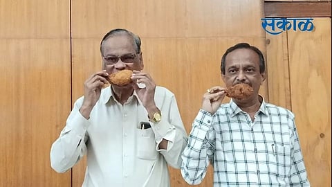 Chicken Party in Zilla Parishad bird flu marathi news sangli