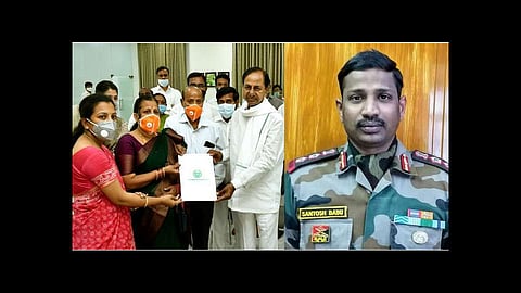 col santosh babus widow appointed deputy collector in telangana