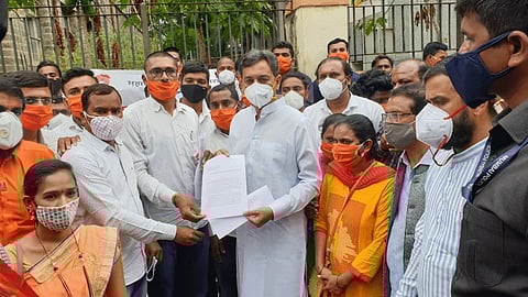 sambhaji raje chhatrapati meet to sarthi protest