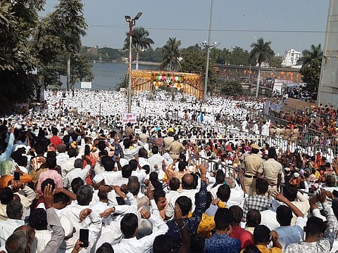 #Solapur दिड्डम.. दिड्डम.. सत्यम सत्यम...!