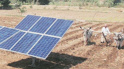 CM Solar Agriculture Channel Scheme supported by a people in village kolhapur