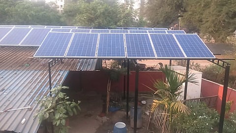 solar pannel gifted to samarasata gurukalam