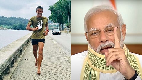 narendra modi and milind soman