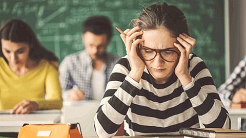 Examination activities to relieve stress in the exam