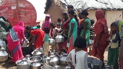 police supply water tanker