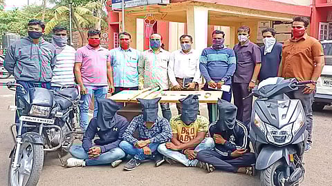 सांगलीची सुपारी किलर टोळी एलसीबीकडून गजाआड