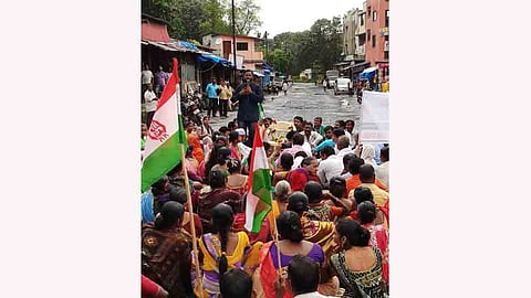 Vajreshwari roads are in bad condition