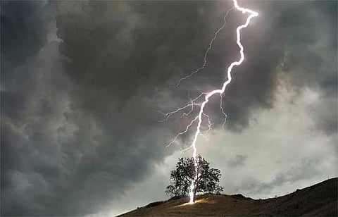 Five children seriously injured in lightning strike Incidents in Digras taluka of Yavatmal district