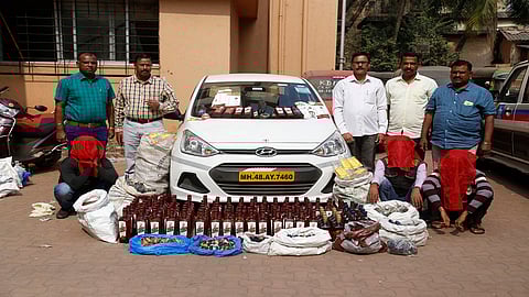 विदेशी बाटलीत गोव्याची दारु; पकड गये ना मामू!