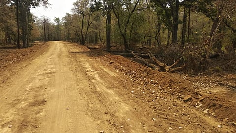 रस्त्याच्या कामाचा मलिंदा कंत्राटदाराच्या घशात, मजूर वंचित