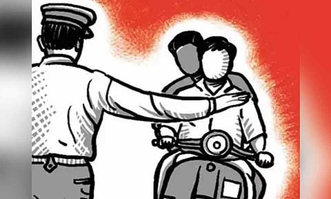 ठाण्यात वाहतूक पोलिसाच्या कानशिलात लगावली; ठगाला पोलिसांनी केली अटक