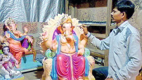 ZP Member Deepak Nagale Preserve Ganesh Idol Tradition