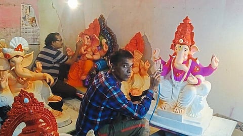 Parab Brothers Preserve Making Of Ganesh Idol In Kochare