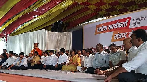 शिवसेनेचे खासदार मंडलिक यांचा बंटींच्या मेळाव्यात राक्षस गाडण्याचा निर्धार