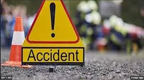 One killed of Pickup motorcycle accident on Shevgaon Pandharipul Road