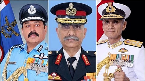 Army manoj naravane navy karambir singh air force bhadauria are batchmate in NDA