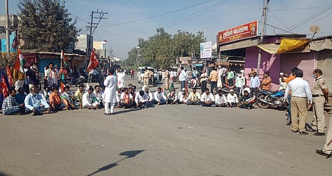 News of Bharat Bandh in Ahmednagar district in one clik