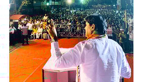 NCP Candidate Chetan Tupe criticizes on MLA Yogesh Tilekar