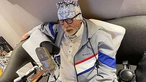 actor amitabh bachchan resumed work after his eye surgery navya naveli nanda