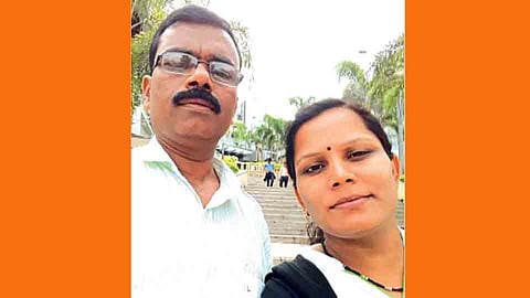 दत्तात्रेय काळे व सविता काळे.