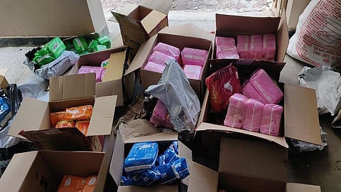 Donation of Sanitary Pads through Pad Petty for Every Beti initiative
