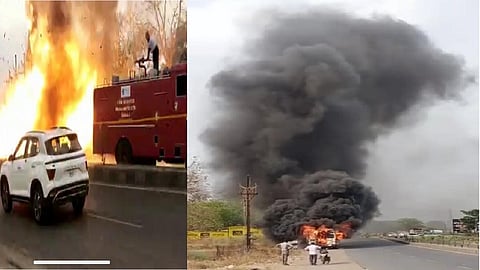 Explosion In Ambulance Waluj News