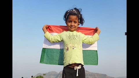 पाच वर्षीय चिमुकलीने केली कमाल